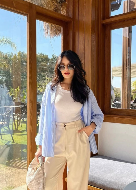 The Striped shirt - blue (Restocking soon) - lumiabrand_