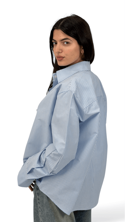 The perfect Striped shirt - blue