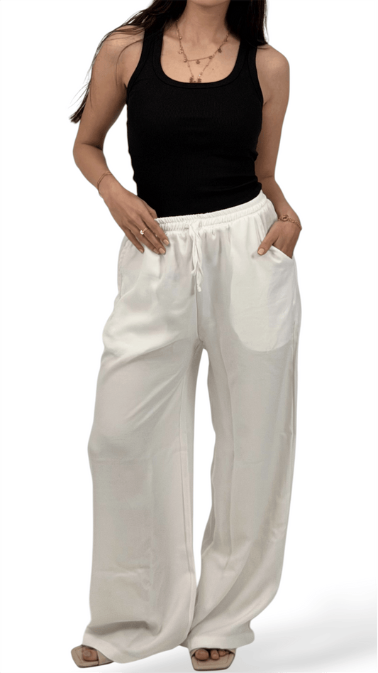 The Linen pants - White