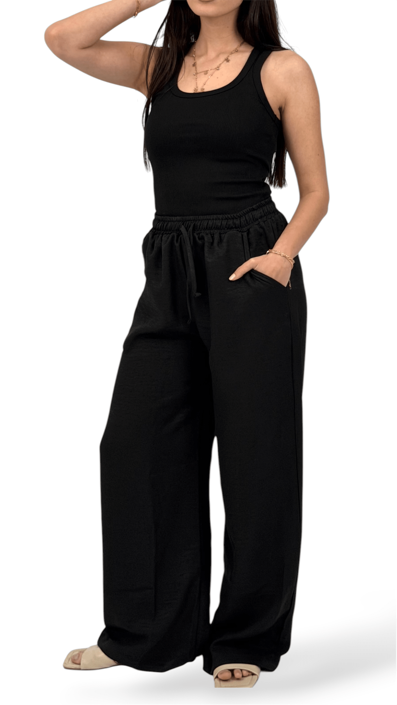 The Linen pants - Black