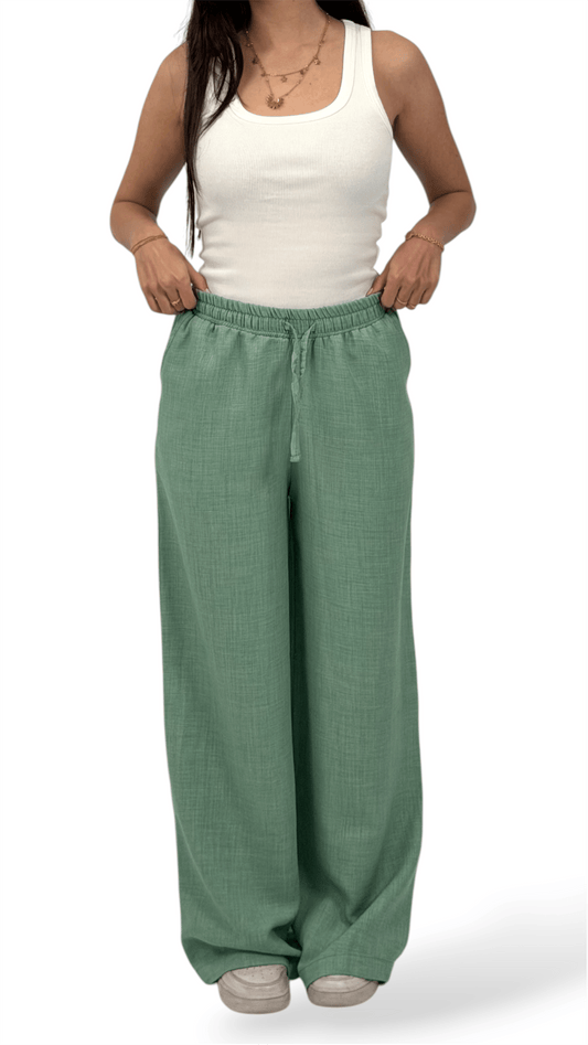 The Linen pants - Mint