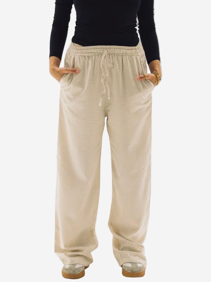 Linen pants - Beige