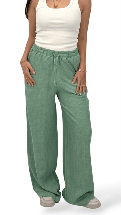 The Linen pants - Mint