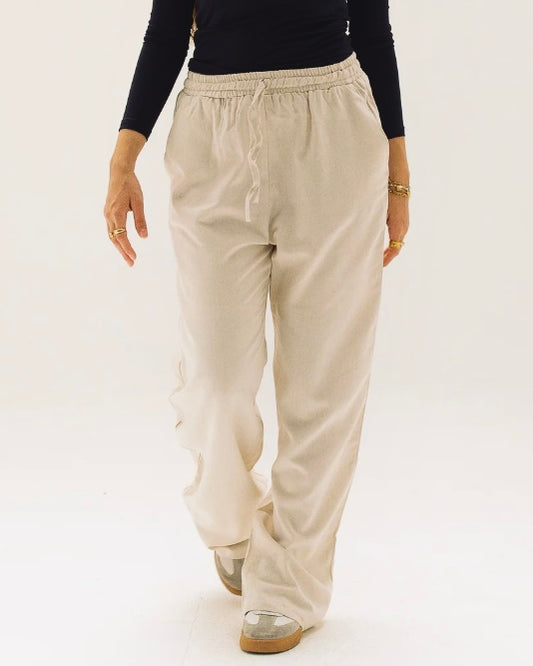 Linen pants - beige