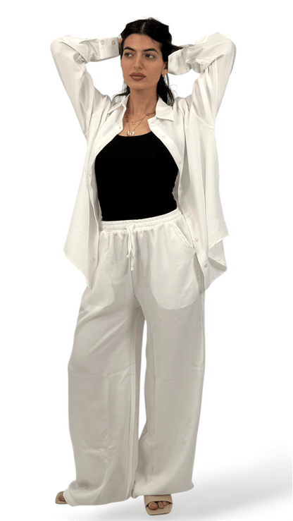 The Linen pants - White