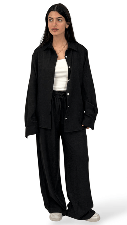 The Linen pants - Black