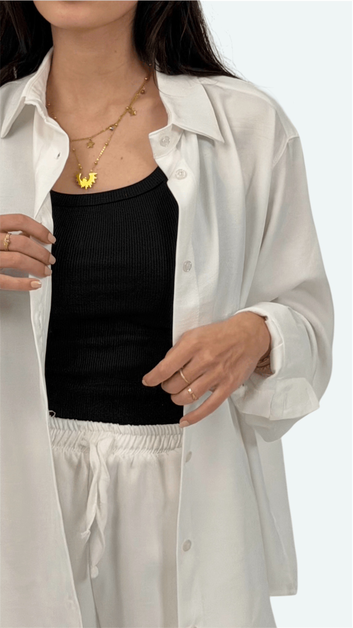 The Linen shirt - White