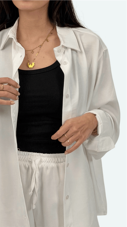 The Linen shirt - White