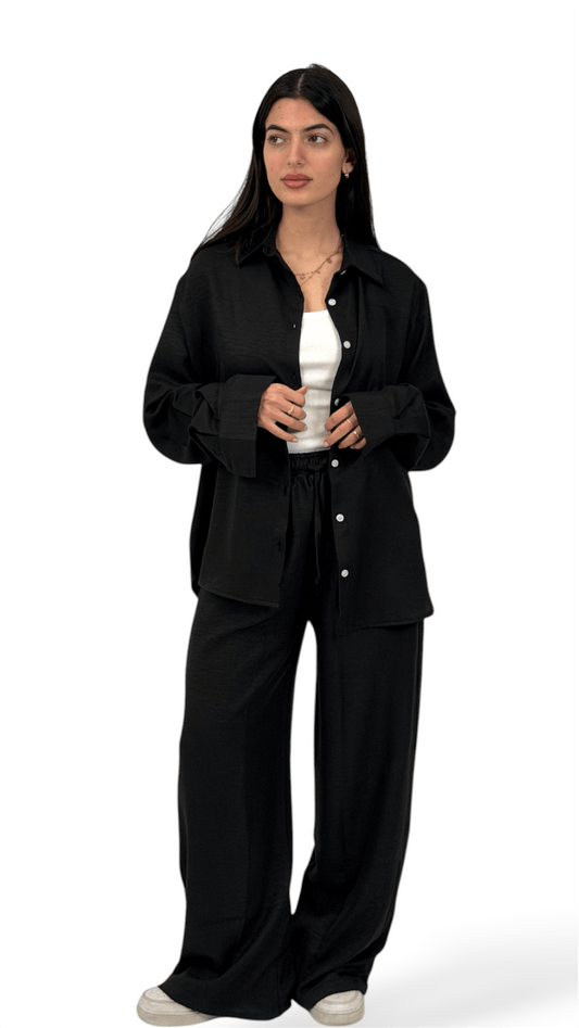 The Linen shirt - Black