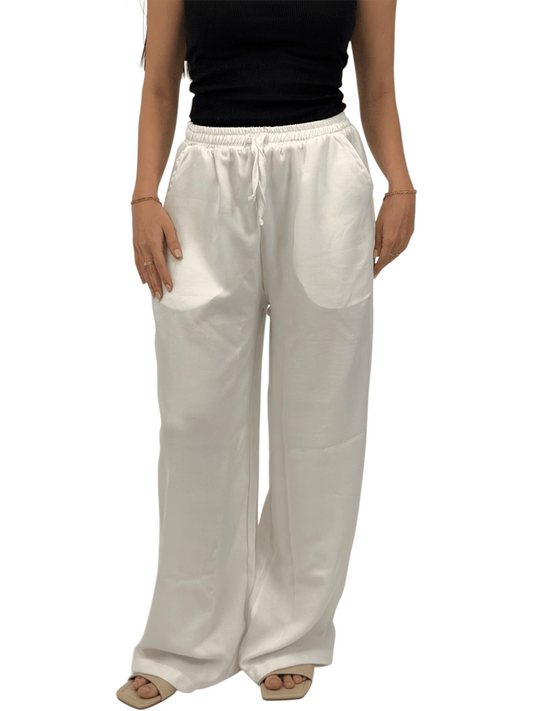 The Linen pants - White
