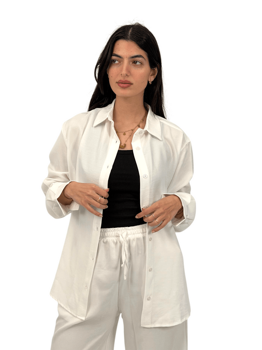 The Linen shirt - White